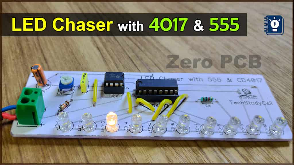 Mini Projects With 555 Ic Bc547 Lm358 Cd4017 Led Etc