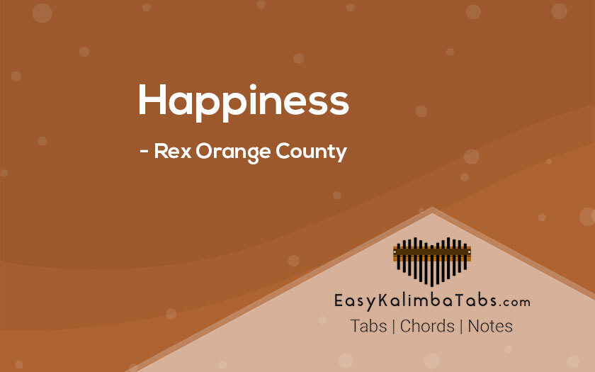 Nani demonai koto de warai ai . Happiness Kalimba Tabs By Rex Orange County Easy Kalimba Tabs
