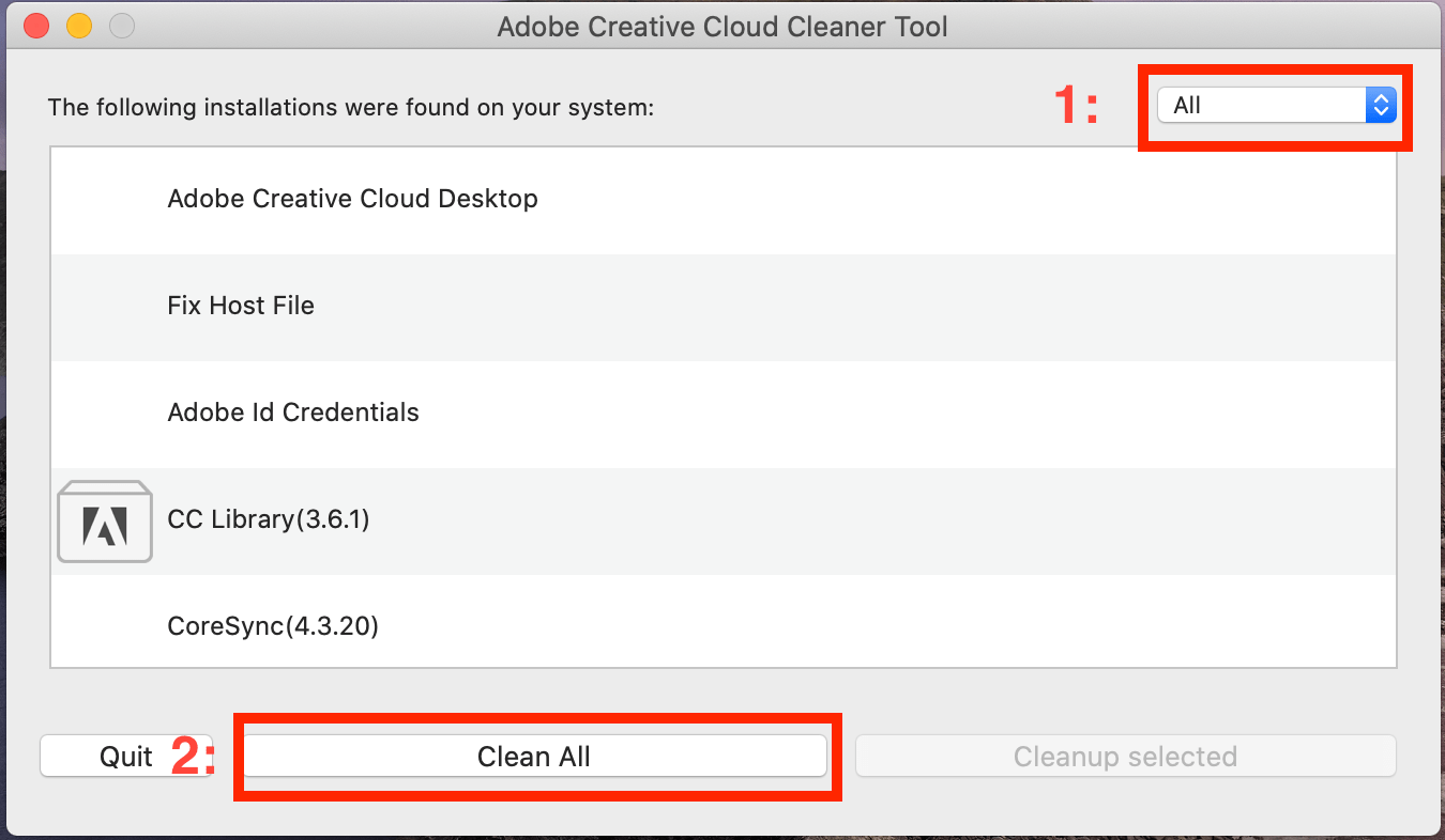 The adobe reader and acrobat cleaner tool removes a standalone installation of reader or acrobat, including any leftover preferences and settings remaining . How To Uninstall Adobe Creative Cloud From Your Mac Easyosx