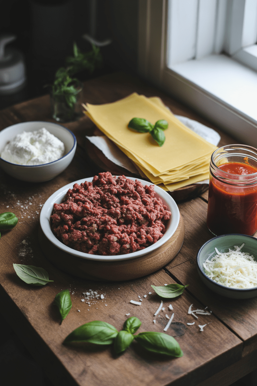 Beef Lasagna Recipe Ingredients