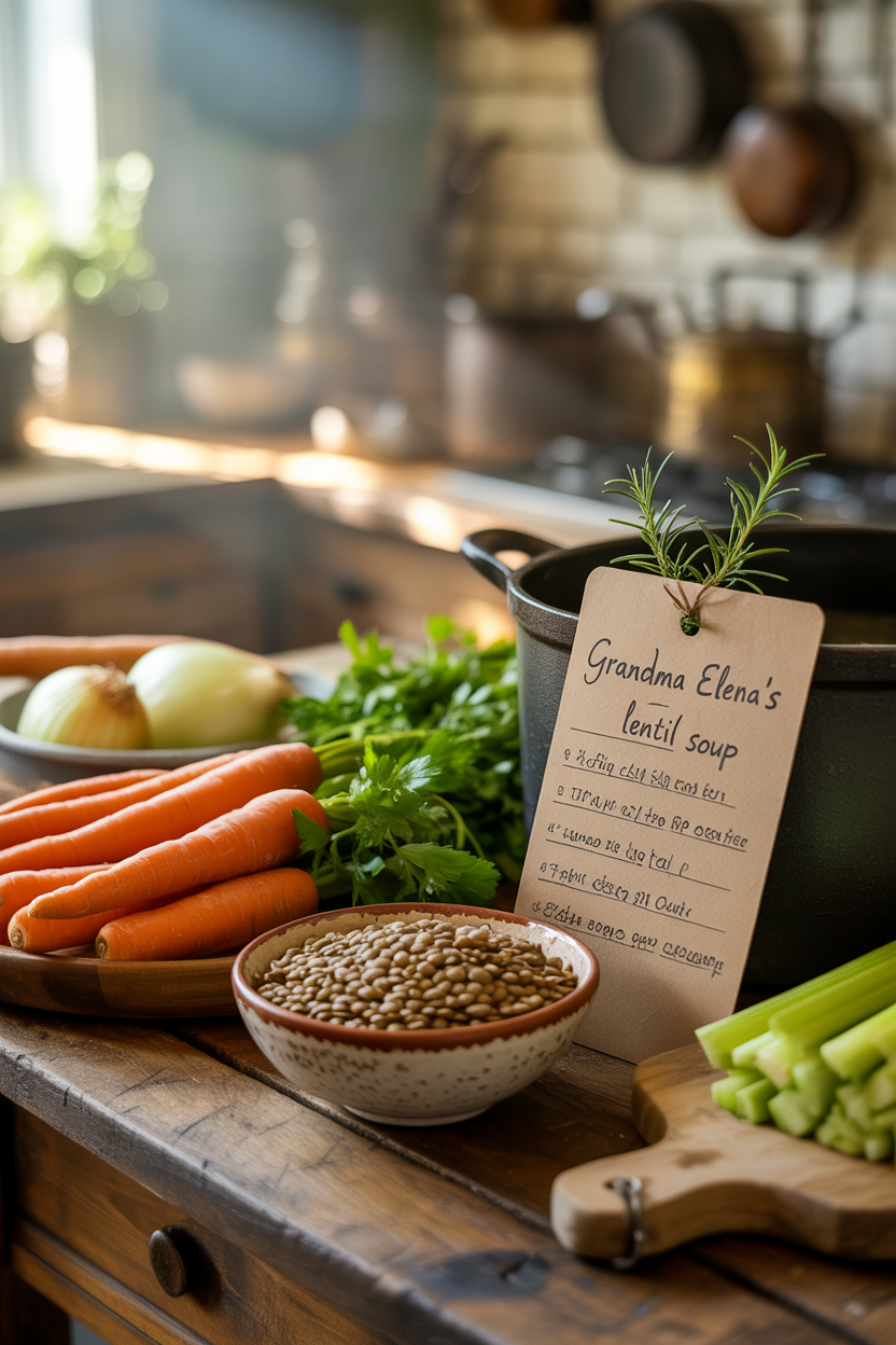 Lentil Soup Recipe Ingredients 