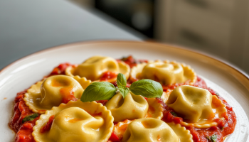 ravioli with tomato sauce