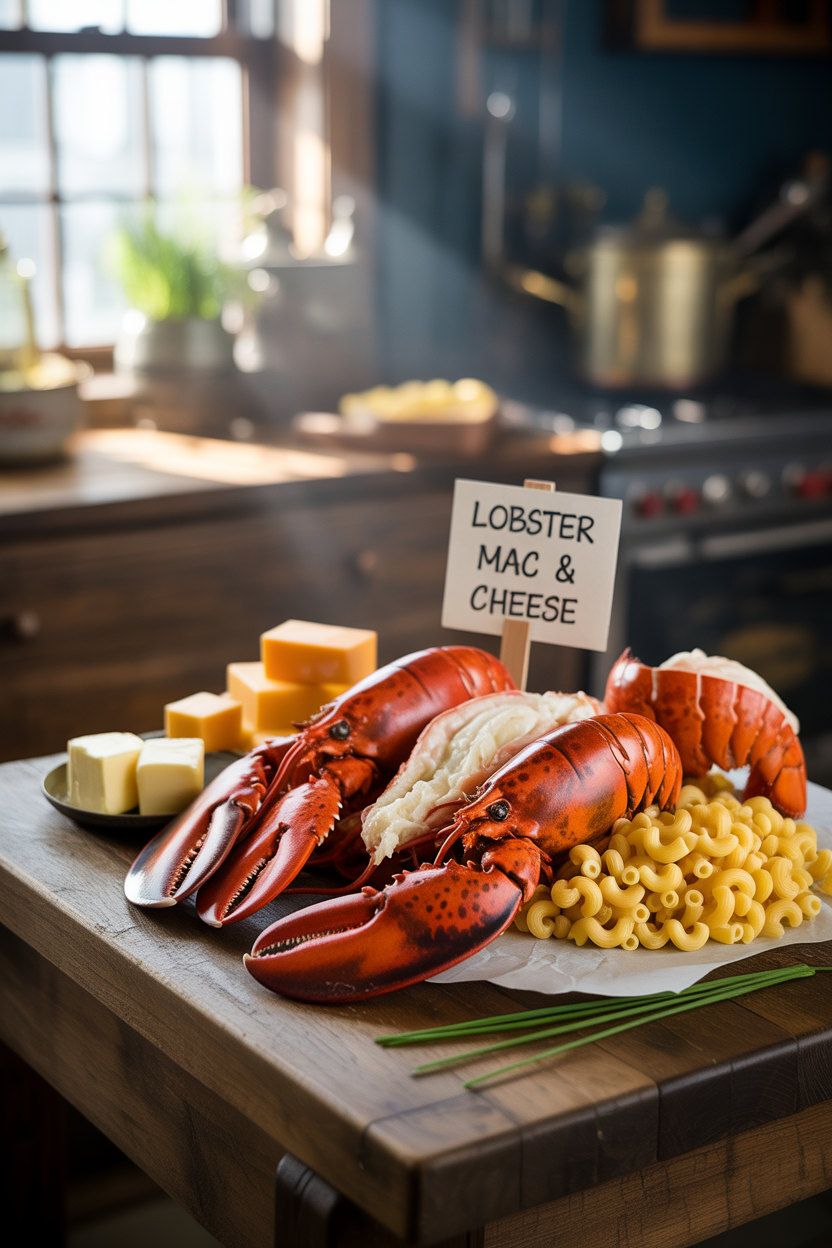Lobster Mac and Cheese Ingredients