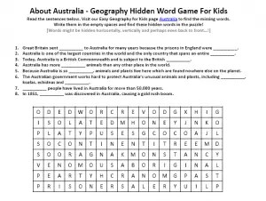 australia worksheet fun physical science worksheets