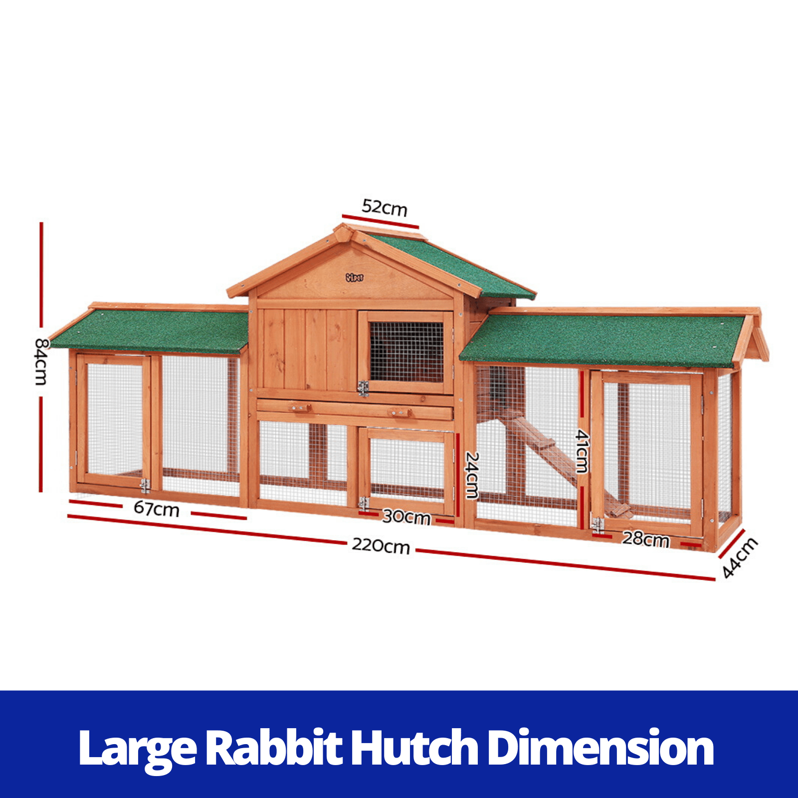 Large Rabbit Hutch Dimension
