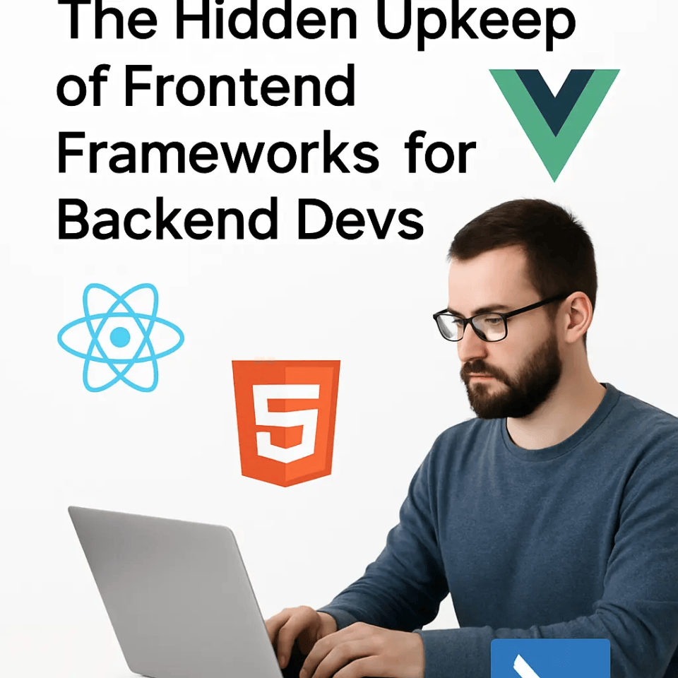 The Hidden Upkeep of Frontend Frameworks for Backend Devs