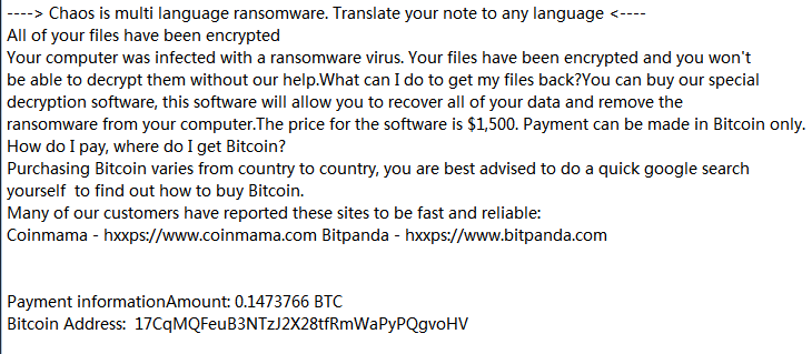 MuskOff Ransomware