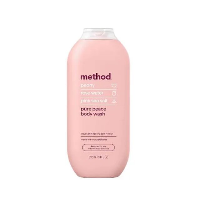 Method - Peony, Rose Water, & Pink Sea Salt Body Wash