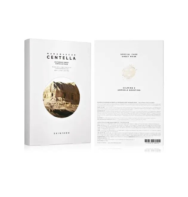 SKIN1004 Madagascar Centella Watergel Sheet Ampoule Mask, 25 ml x 5 Pieces