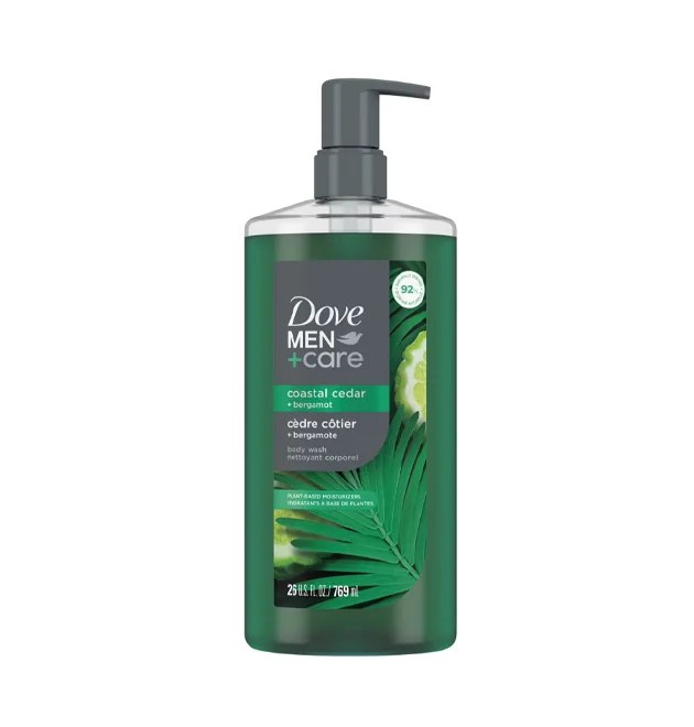 Dove Men+Care Coastal Cedar + Bergamot Body Wash – Moisturizing Men’s Body Wash
