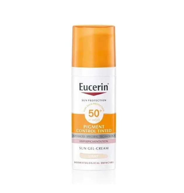 Eucerin Sun Pigment Control Tinted Fluid SPF50+ Light, 50 ml – Tinted Face Sunscreen for Dark Spots