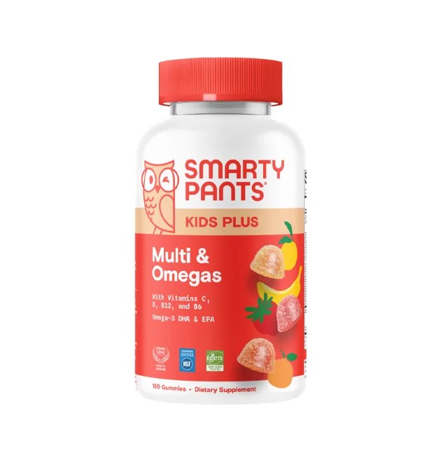 Smarty Pants Kids Plus Multi-vitamin & Omegas, Gummies