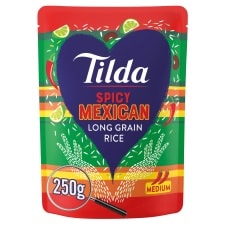 Tilda Spicy Mexican Steamed Basmati Rice 250G