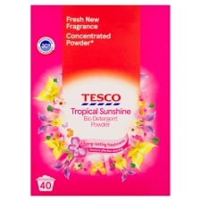 Tesco Tropical Sunshine Bio Detergent Powder 40 Wash 2kg