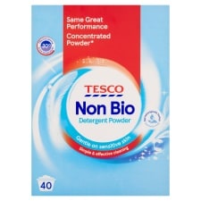 Tesco Non Bio Detergent Powder 40 Wash 2kg