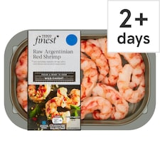 Tesco Finest Raw Argentinian Red Shrimp 180G