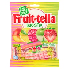 Fruittella Duo Stix Vegan Chewy Sweets 160g