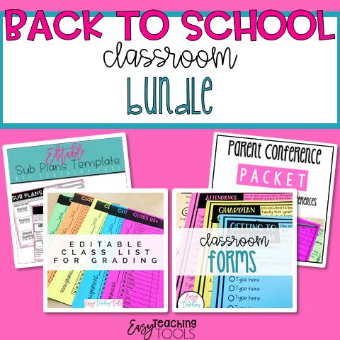 Back To School Bundle Easy Teaching Tools - Vintage Illustration Collection - Full HD Quality
