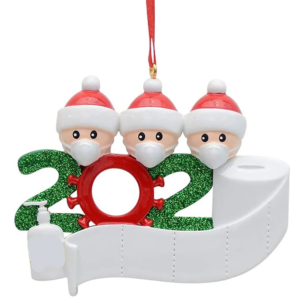 Hot Sale DIY Name Wishes Christmas Pendant  Blessings PVC Mask Snowman Christmas Tree Hanging Pendant Christmas Ornamen - Image 9