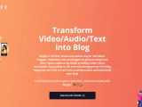 Blogify Ai Blog Post Creator Easy With Ai