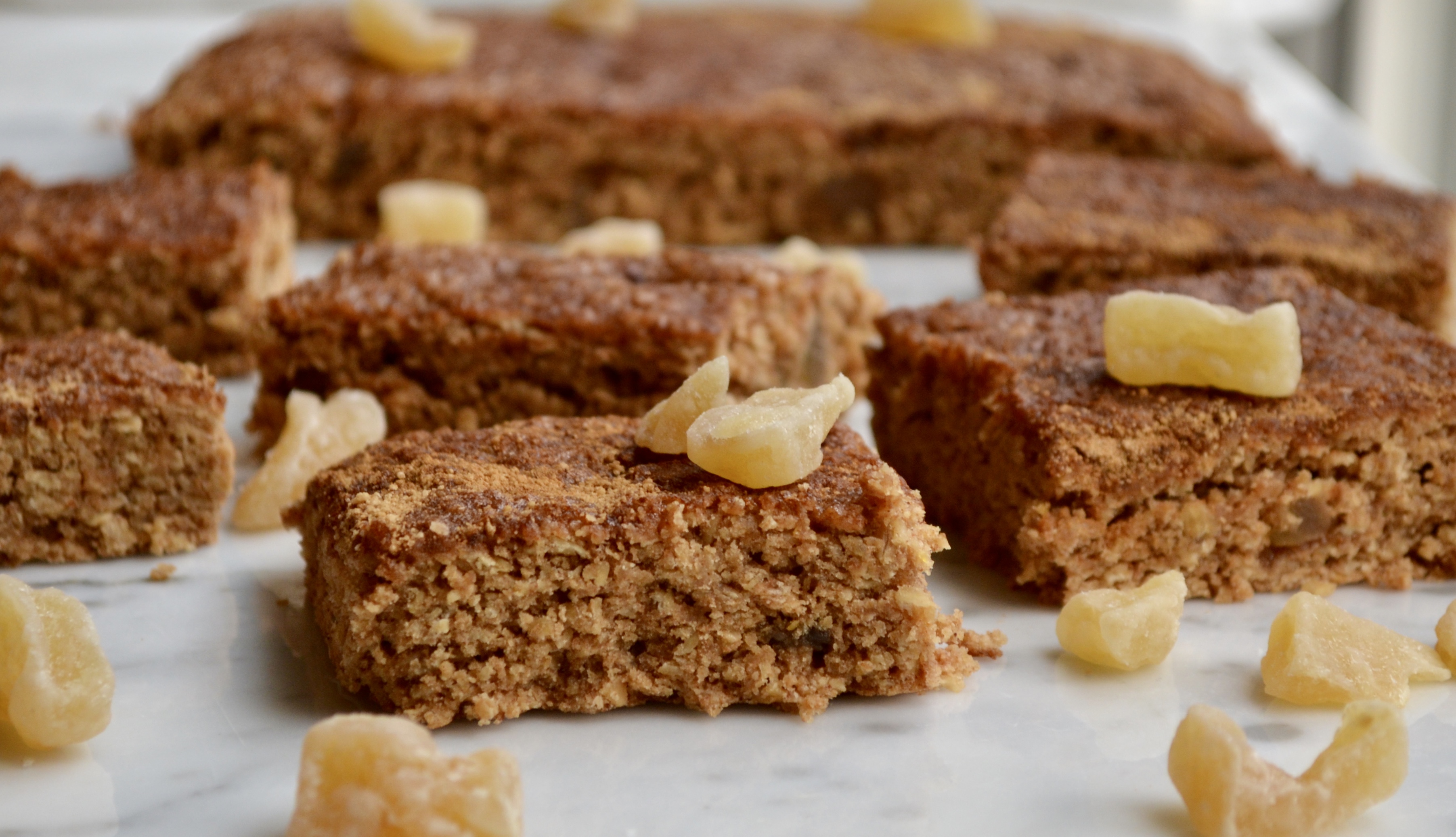 Cinnamon Ginger Oat Bars Eat 2 Run