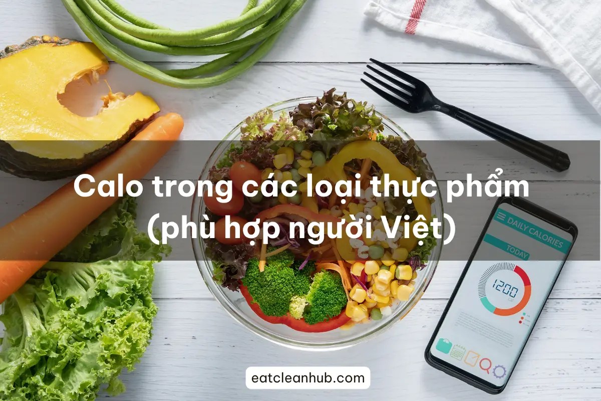 bảng calo thực phẩm