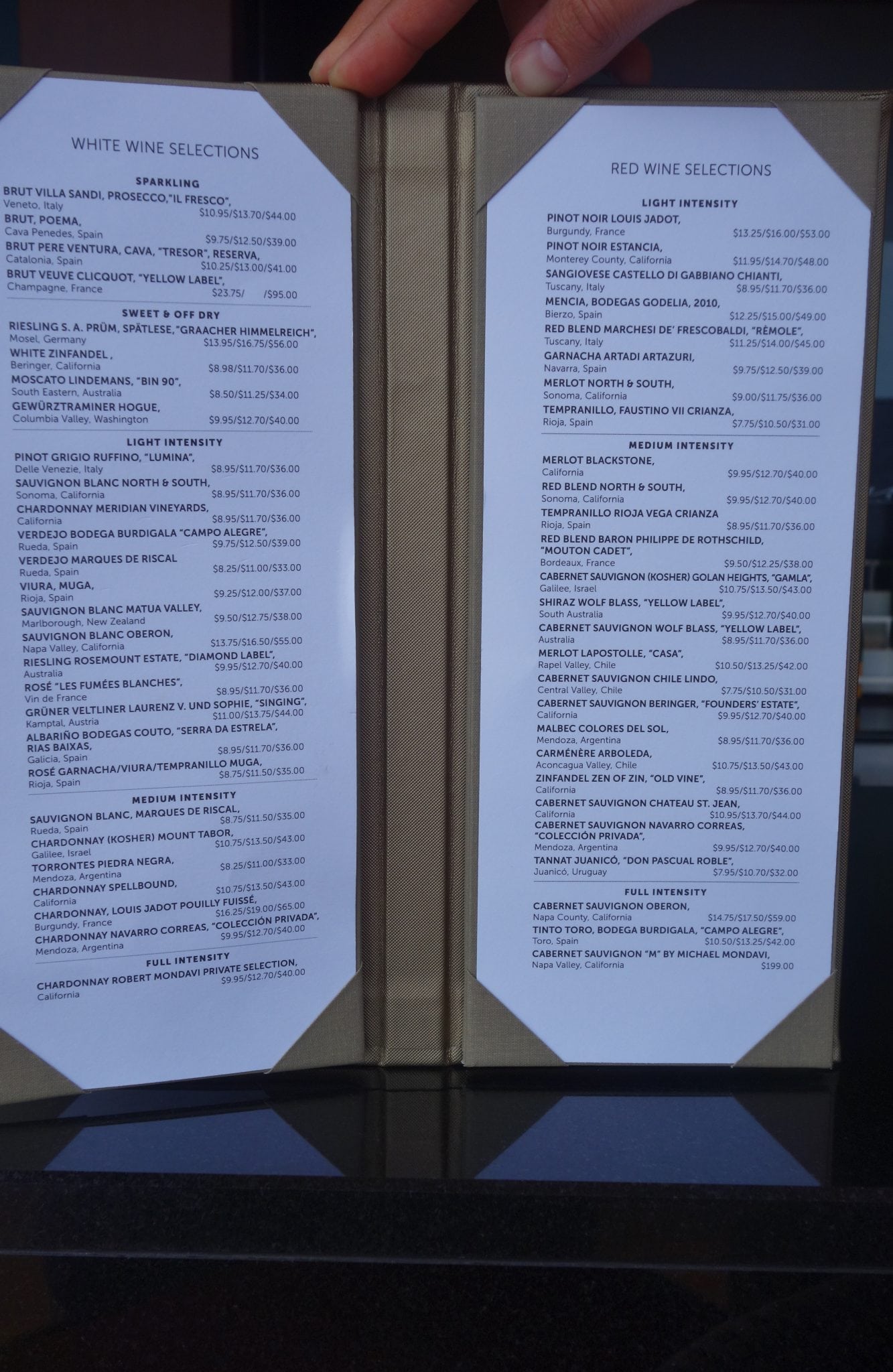 Cellars Wine Bar Menu Escape Norwegian Cruise Line