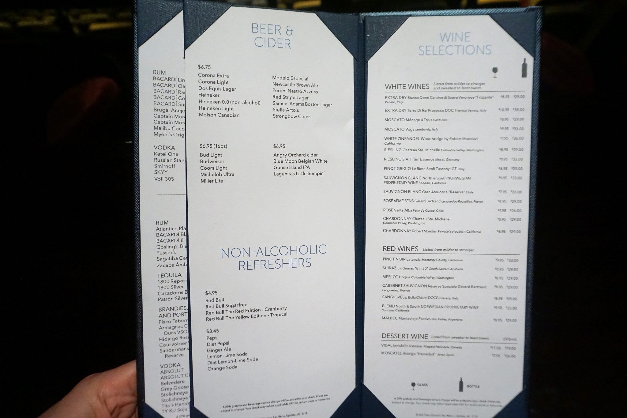 Complete Guide To Norwegian Epic Bars With Menus