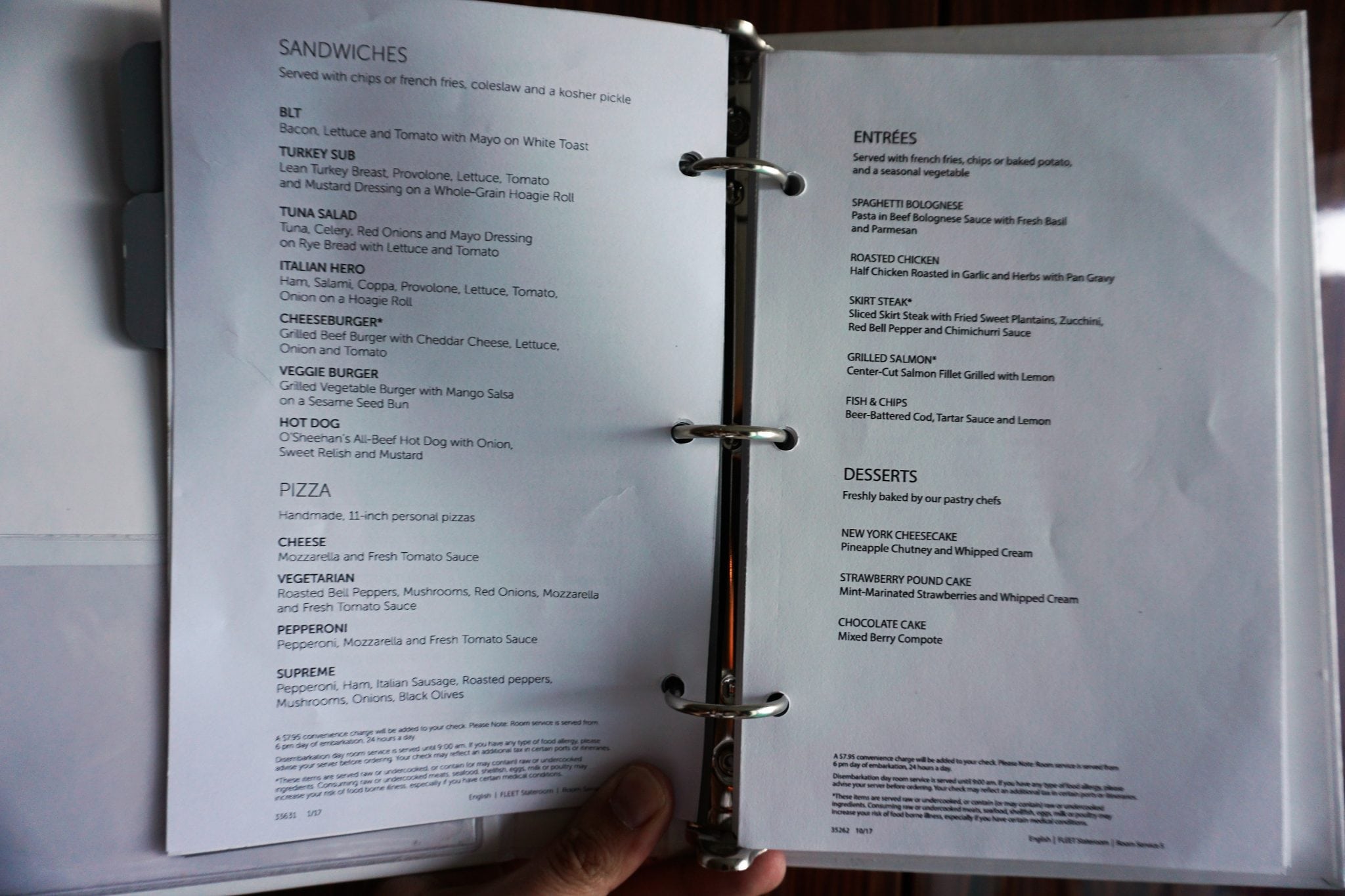 Norwegian Epic Restaurant Menus And Guide 2018