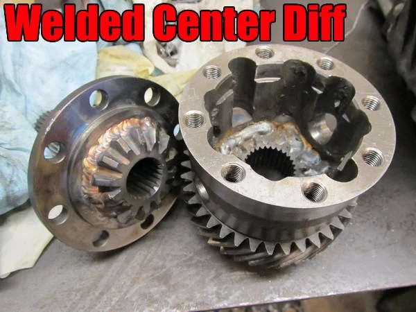 welded center diff