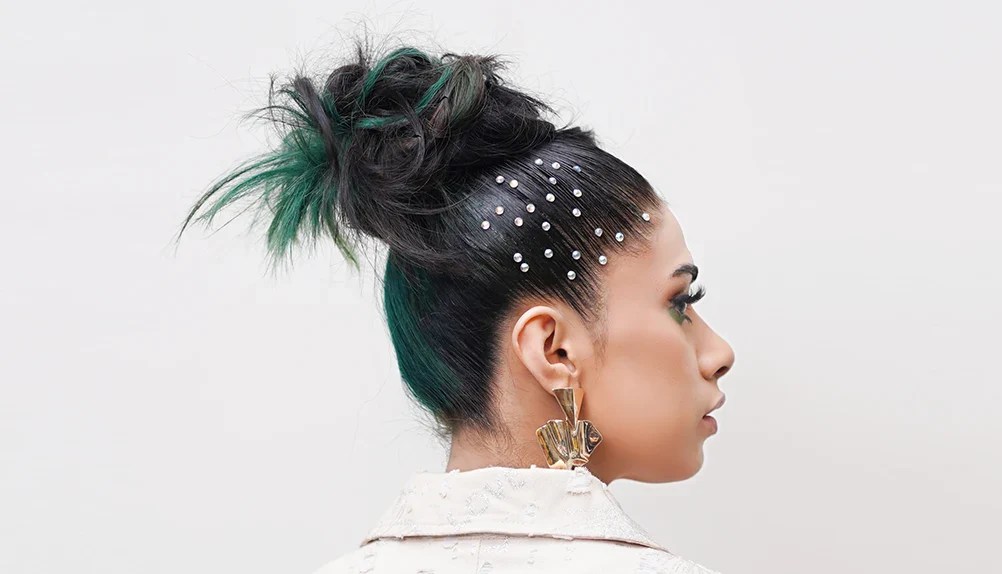 Hidden Chunks With Eazicolor Aqua Green Eazicolor Professional