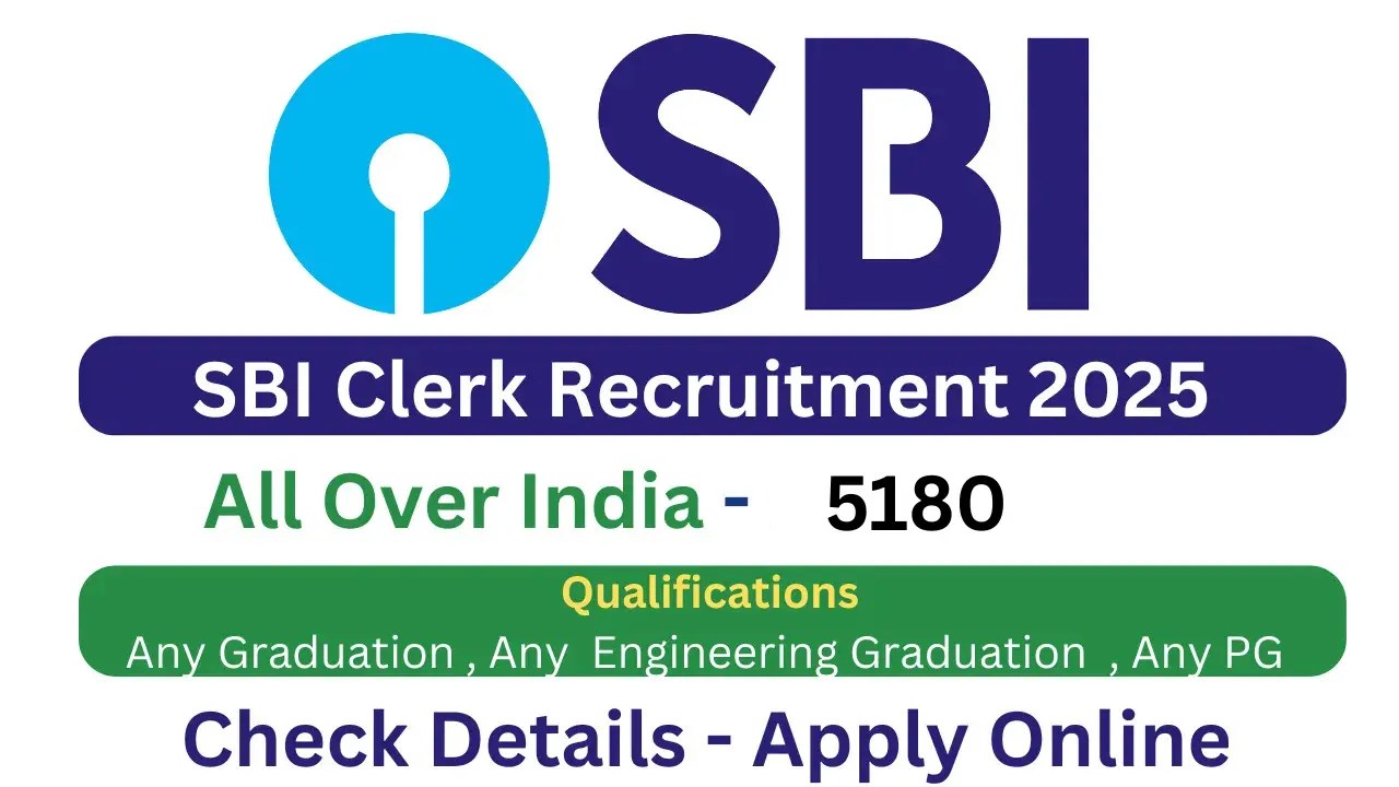 SBI Clerk Recruitment 2025