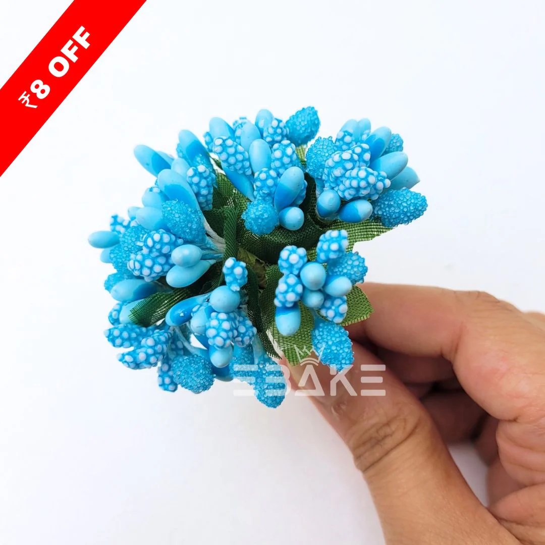 Pollen Blue Bunch Of 12 Pieces Ebake