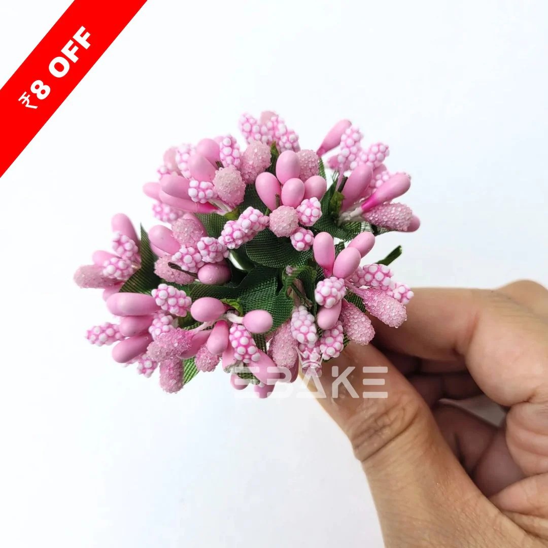 Pollen Pink Bunch Of 12 Pieces Ebake