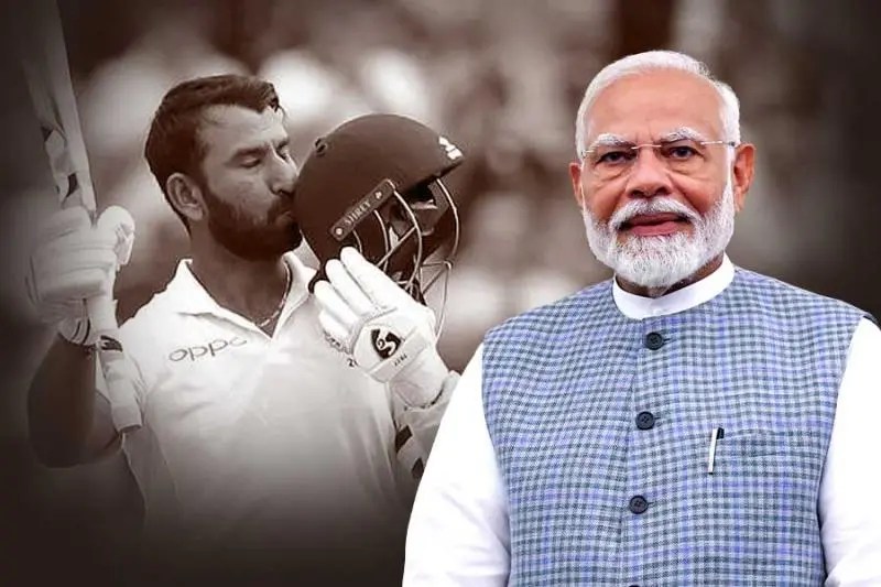 পুজারার উদ্দেশ্যে প্রশংসা ভরা চিঠি মোদির, খুশি প্রাক্তন তারকা