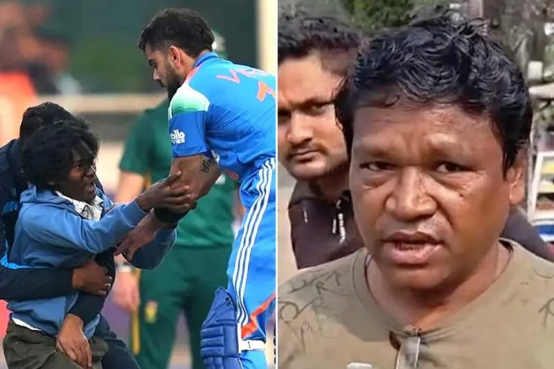 মাঠে ঢুকে বিরাটকে ছুঁয়ে শাস্তি, তবুও খুশি সৌভিকের পরিবার সহ গোটা গ্রাম