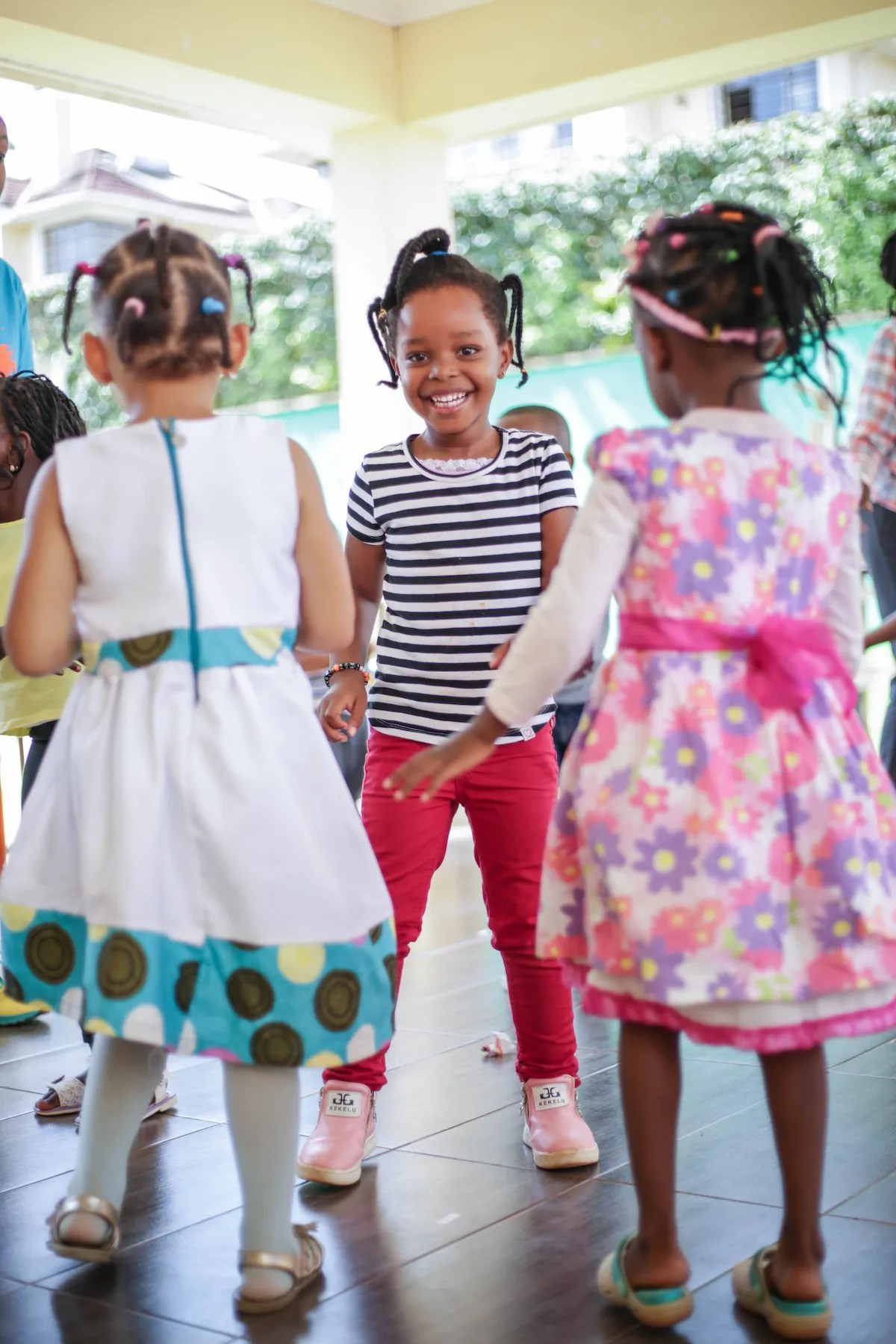 Girl Playing at Eban Rock Kindergarten