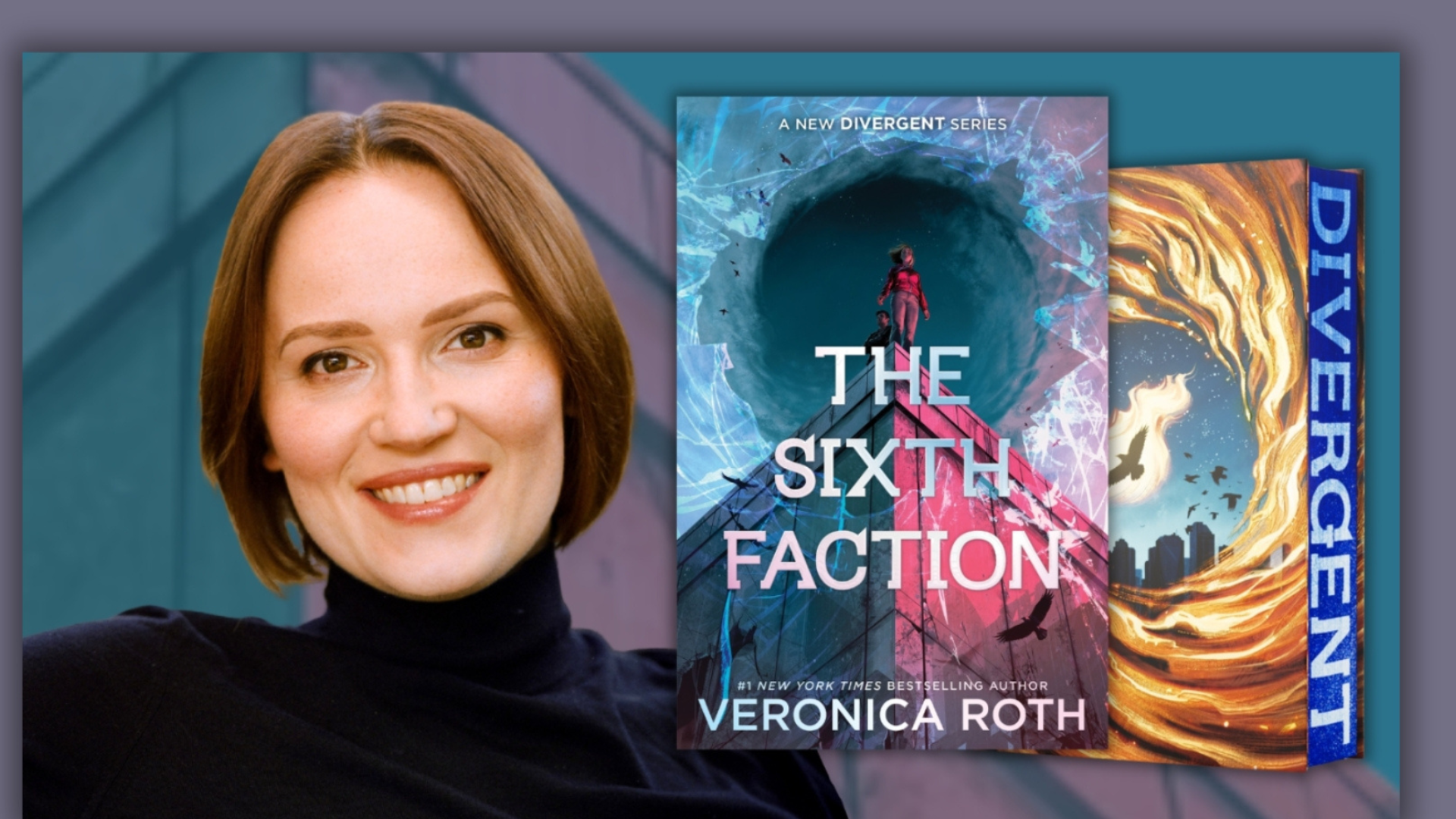 Veronica Roth virtual author talk with the Divergent series.