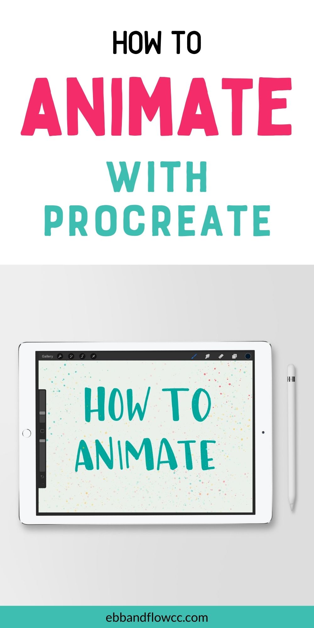 How to animate on procreate