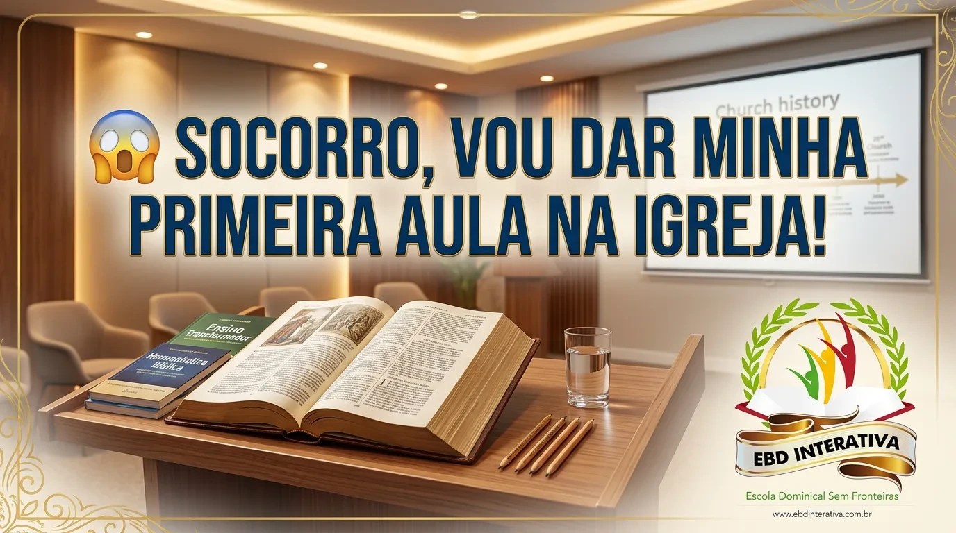 😱 SOCORRO, VOU DAR MINHA PRIMEIRA AULA NA IGREJA!