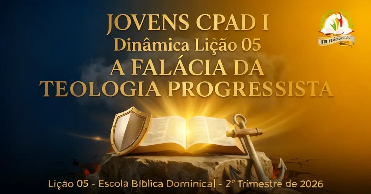Lição 5 I A verdade que a Teologia Progressista tenta esconder! Plano de Aula + Dinâmica🛡️⚠️
