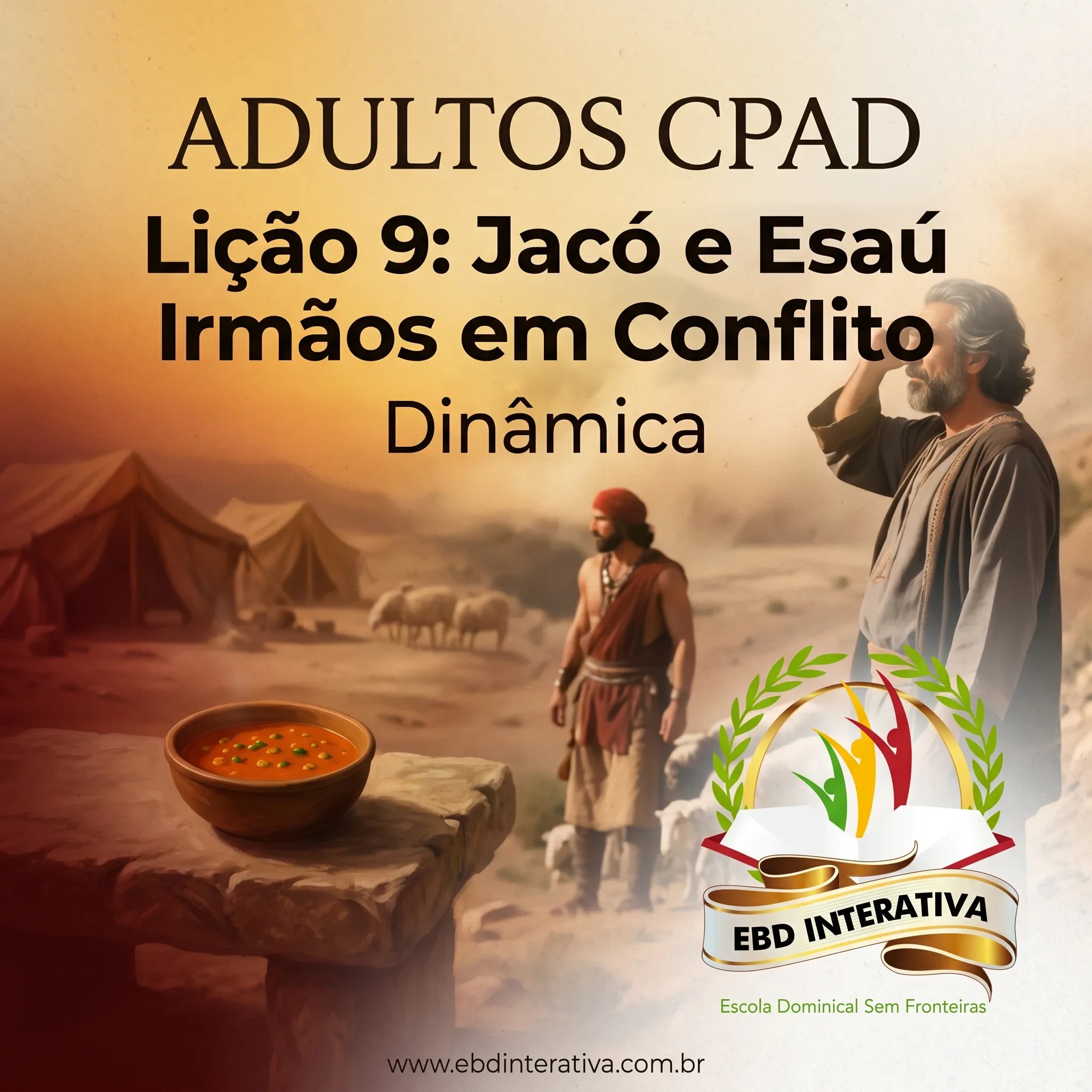 Guerra no Ventre e Conflito no Lar: Plano de Aula + Dinâmica para a Lição 9 🎯