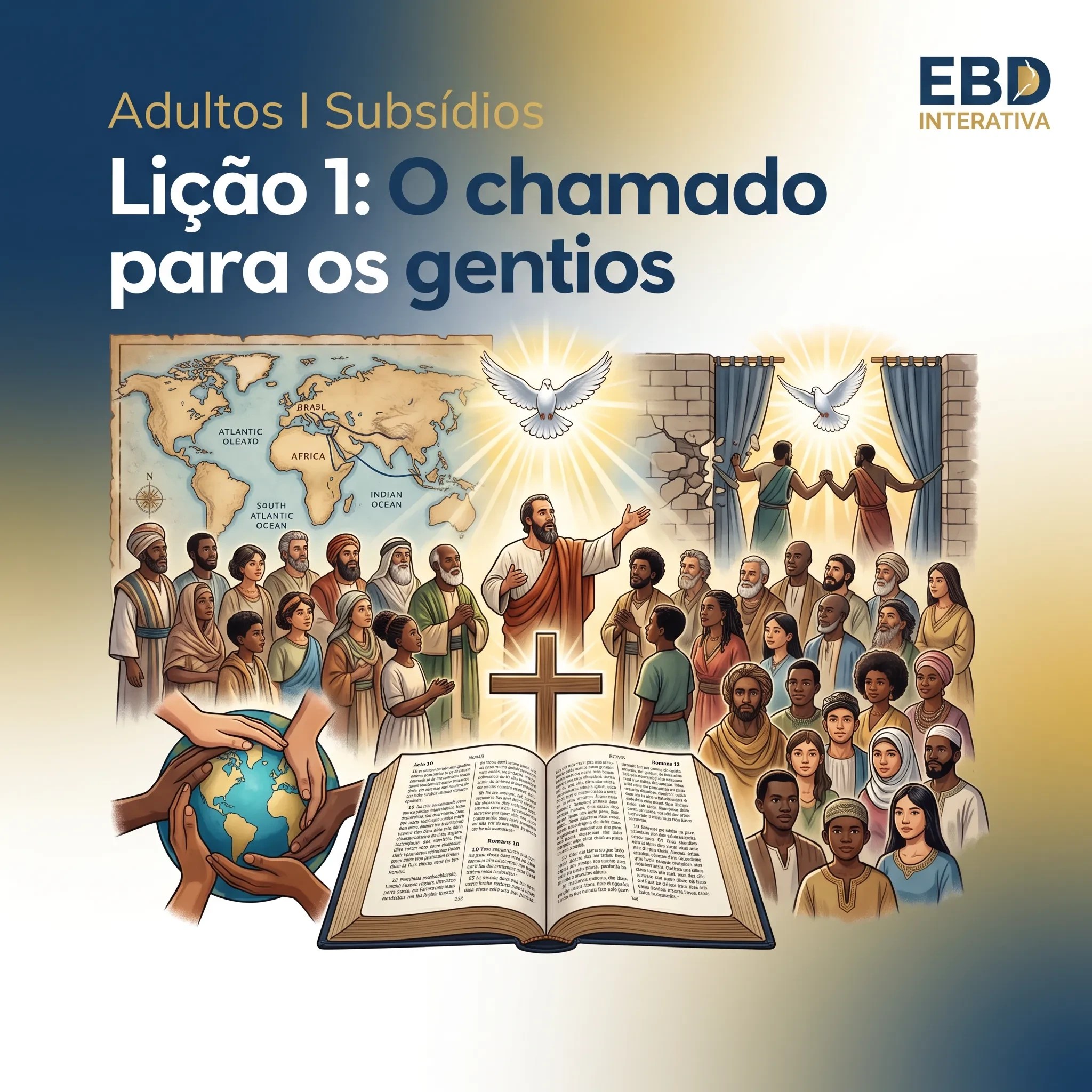 Lição 1: O chamado para os gentios I Subsídio Adultos CPAD