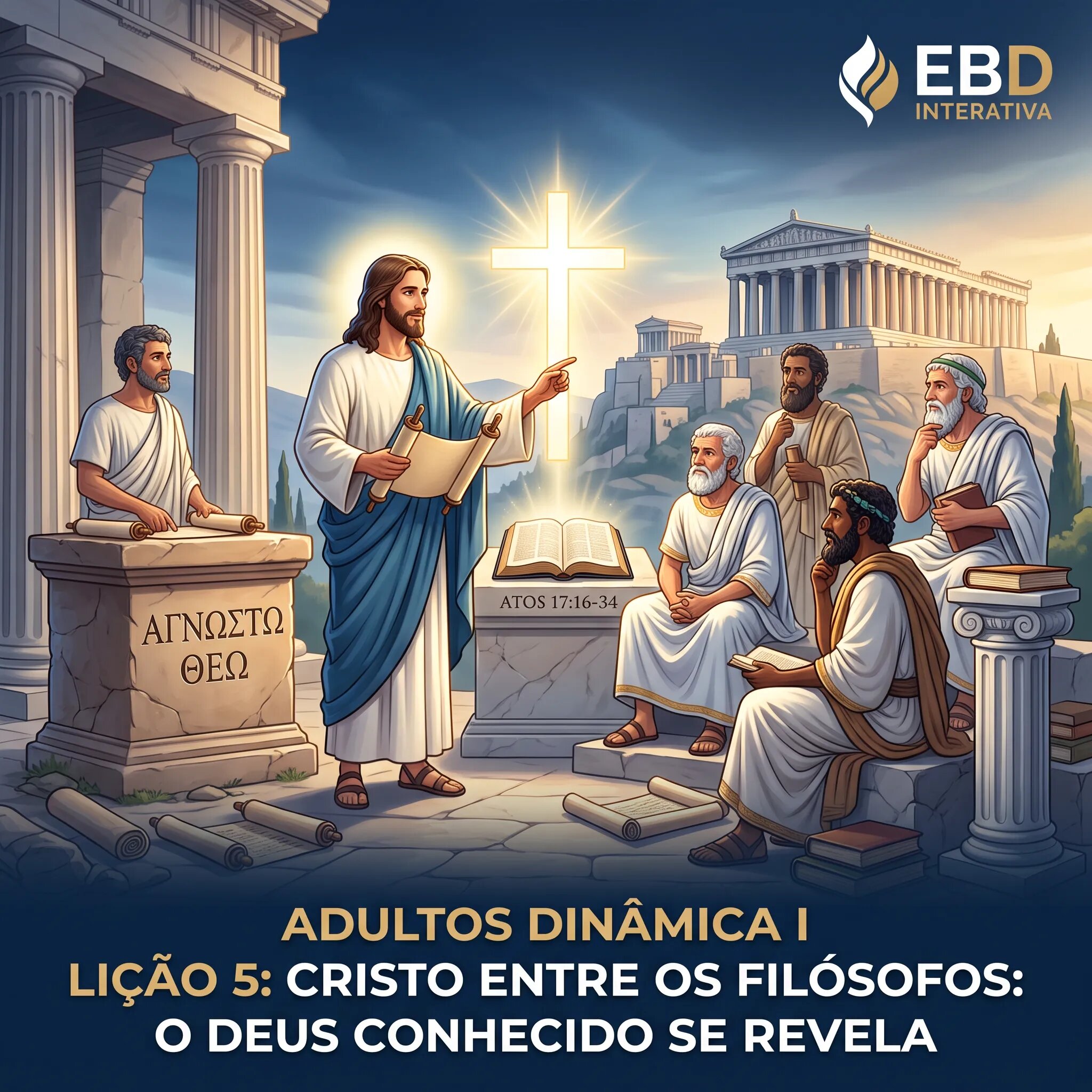 Dicas de Aula + Dinâmica: Lição 5: Cristo entre os filósofos: o Deus conhecido se revela
