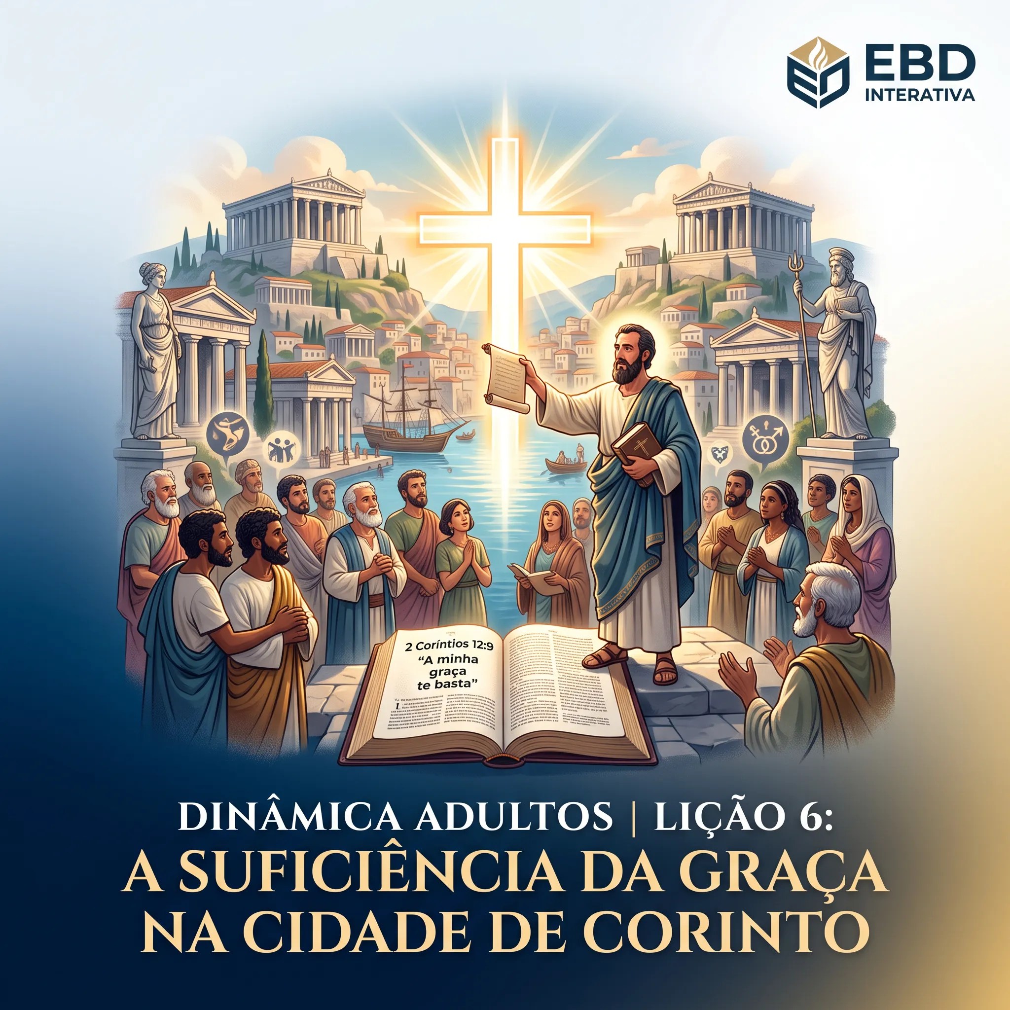 Dinâmica Lição 6: A suficiência da Graça na cidade de Corinto
