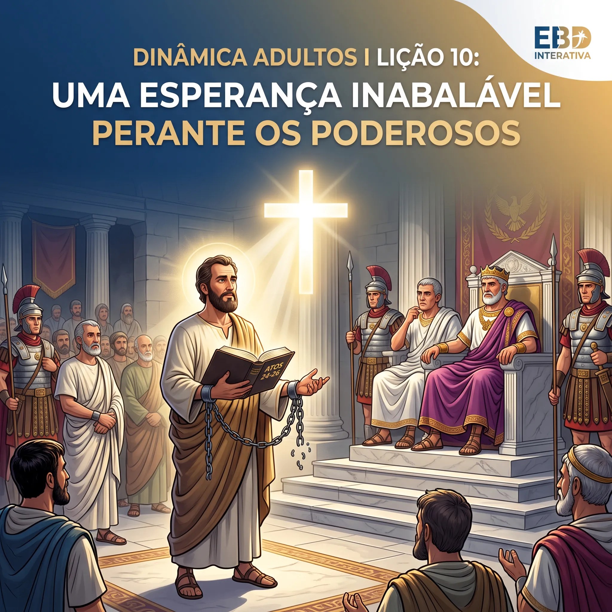 Dinâmica Lição 10: Uma esperança inabalável perante os poderosos ⚖️ Adultos