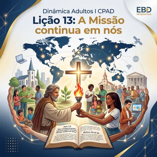 Dinâmica I Lição 13: A Missão continua em nós