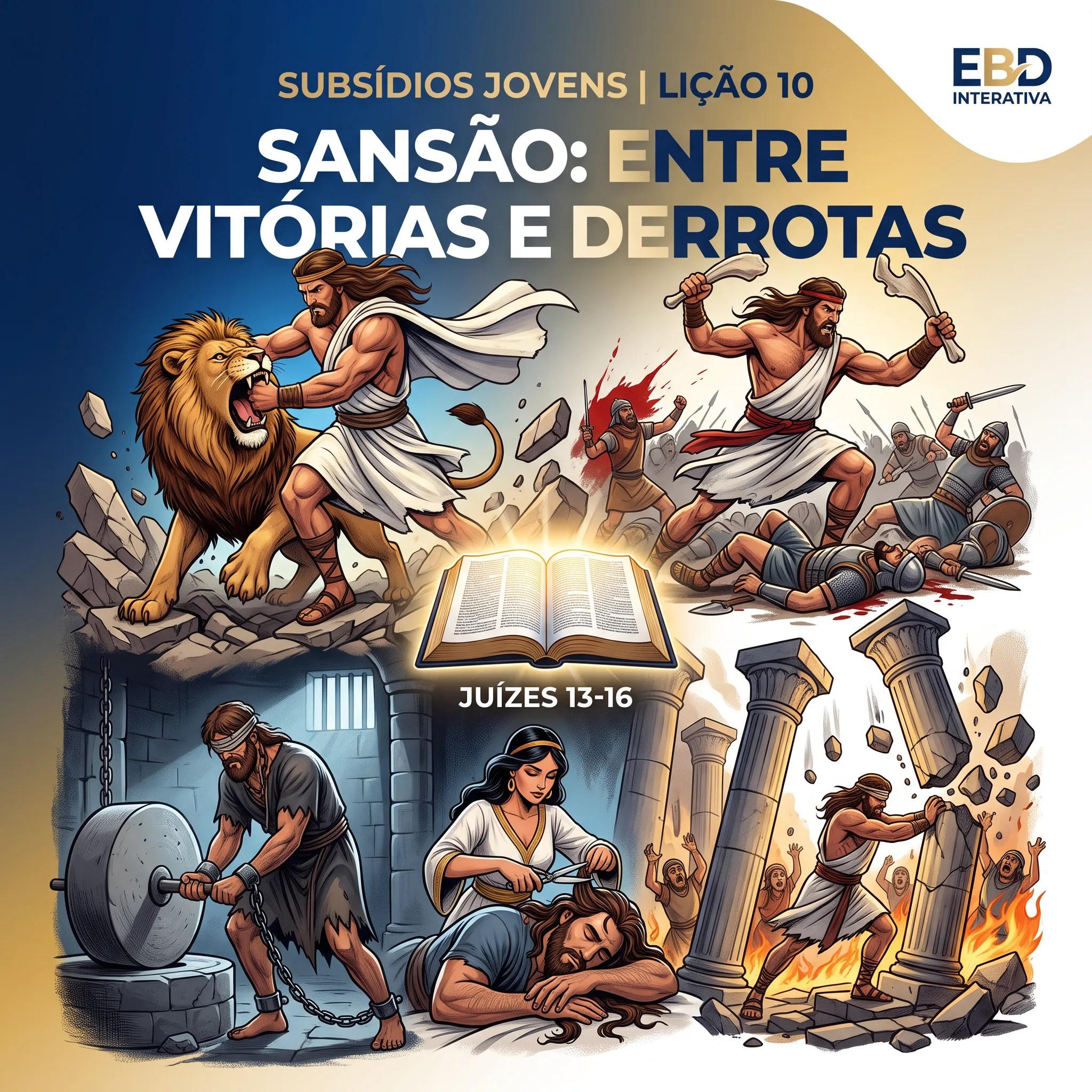 Subsídios Lição 10: Sansão: entre vitórias e derrotas (Jovens)