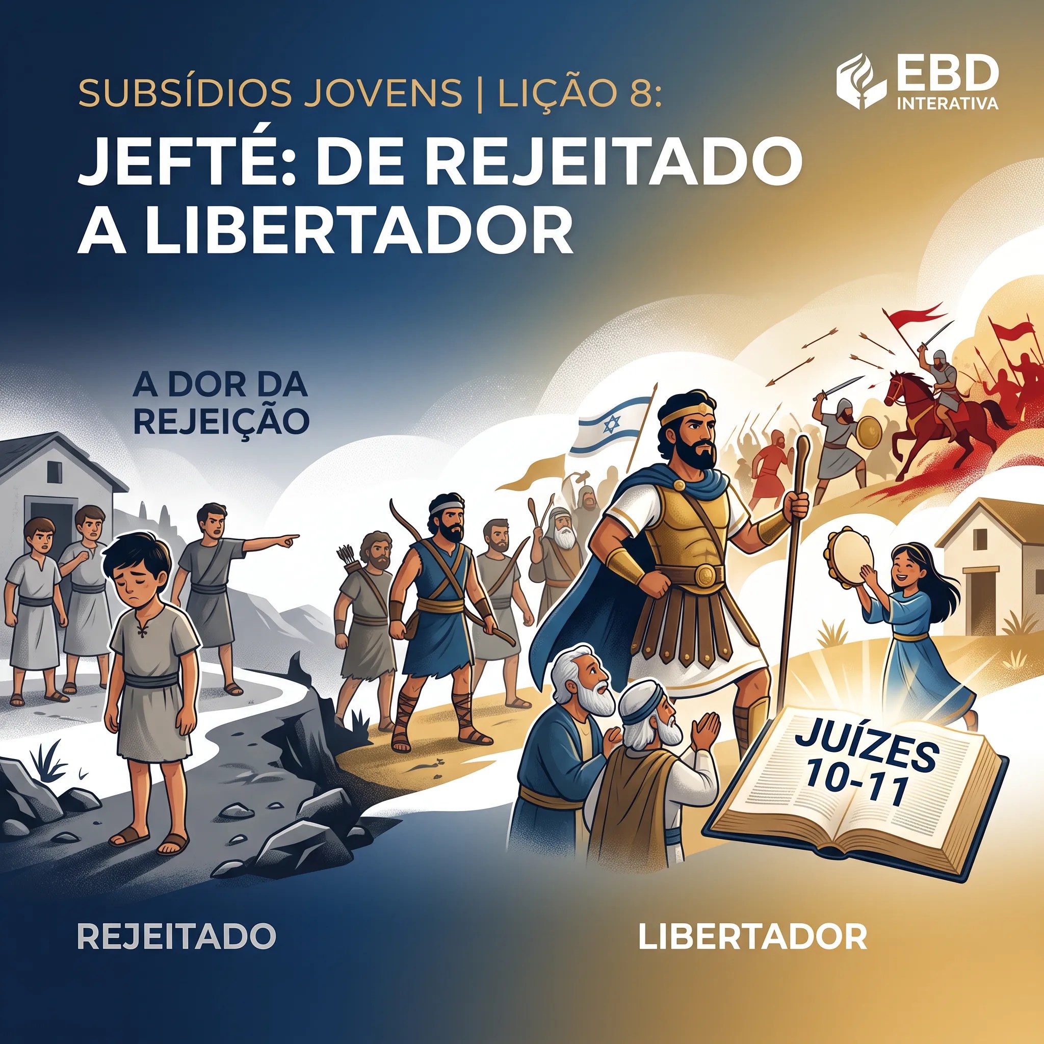 Subsídios Lição 8: Jefté: de rejeitado a libertador (Jovens)