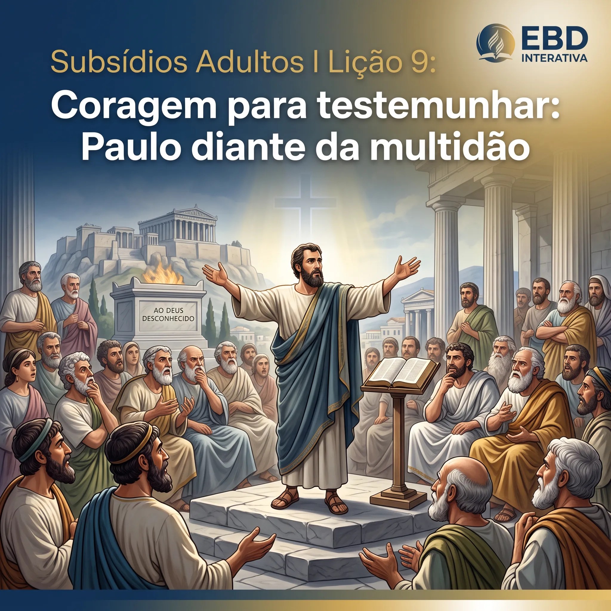 Subsídios Lição 9: Coragem para testemunhar: Paulo diante da multidão (Adultos)